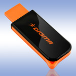 USB - - Digma Hide Black&Orange - 4Gb 