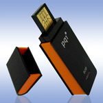 USB - - PQI Traveling Disk i221 Black-Orange - 1Gb 